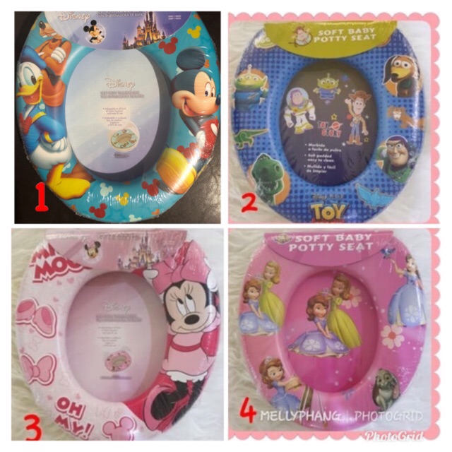 Dudukan toilet anak potty trainer seat baby karakter minnie ok  god