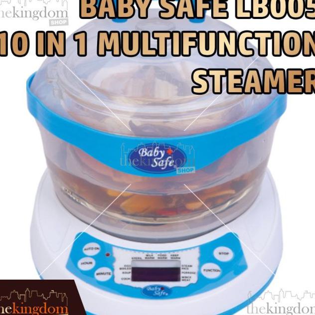 Baby Safe LB005 10-in-1 Steamer Multifunction Steamer Alat Masak Kukus - Packing Plastik
