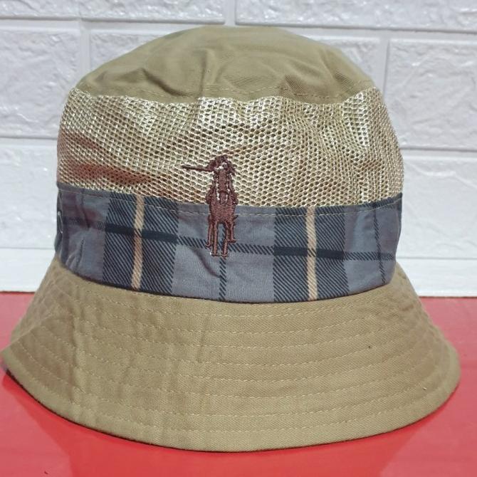Grosir Topi Bucket Lambang Polo.Barang Ramayana. 1/2Harga