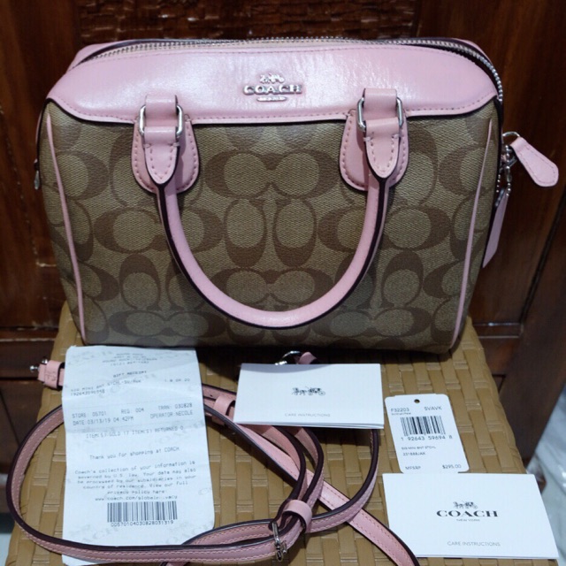 **SOLD** Reprice Preloved Tas Mini Bennet Signature Coach Authentic