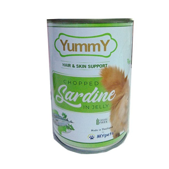 Makanan Kucing Yummy Kaleng Sardine 400gr