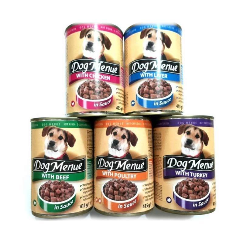 DOG MENUE KALENG 415GR / DOG FOOD / WET FOOD / MAKANAN ANJING