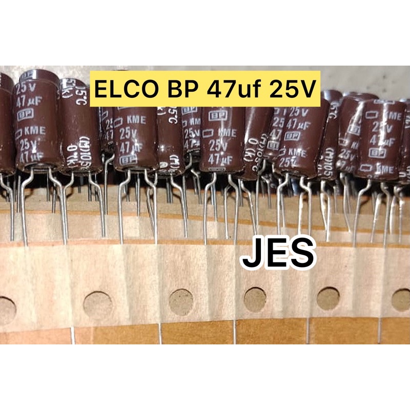 ELCO BP 47UF 25V RENCENG NIPPON CHEMICON