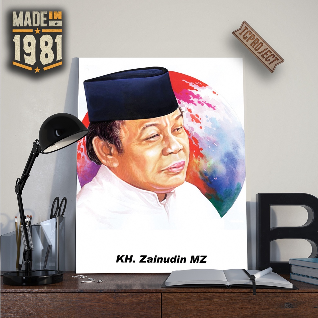 Poster Kh Zainudin Mz - Dekorasi Hiasan Dinding Kamar 01