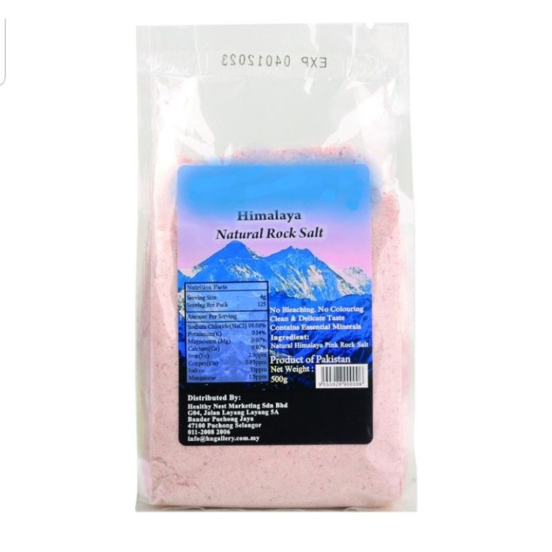 

GARAM Himalaya / Himalayan Pink Salt Natural Super Premium /Garam Organik