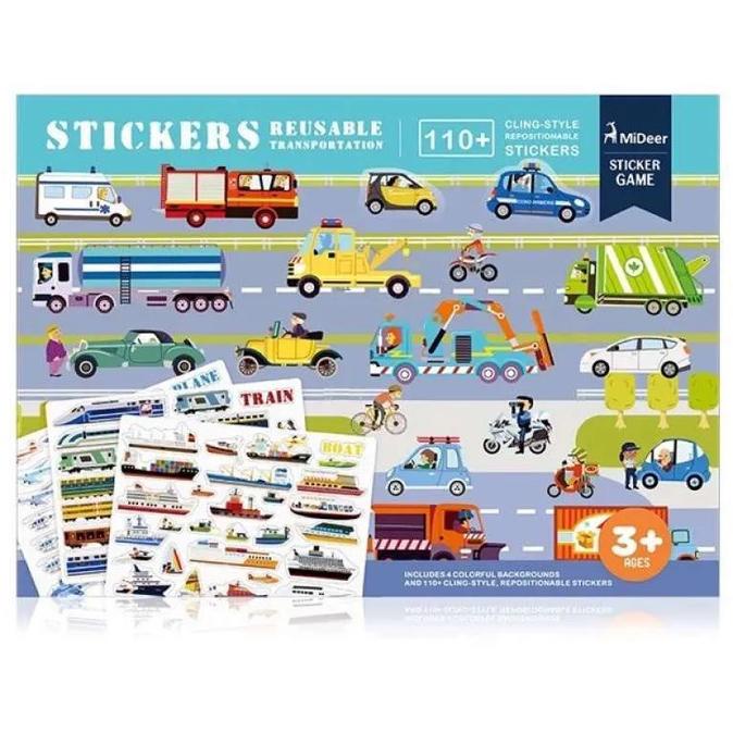 

Harga Spesial Mideer Reusable Sticker - Tansportation - Mideer Sticker