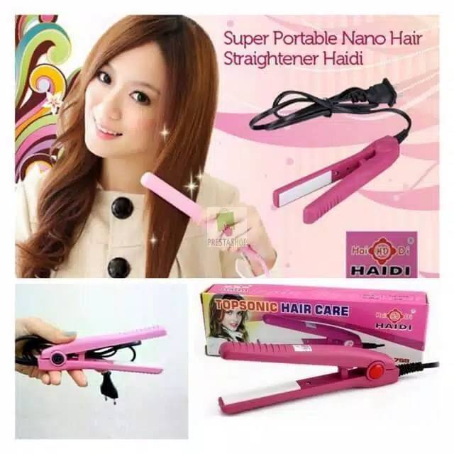 Catokan Rambut Mini Haidi Mini Hair Straighteners