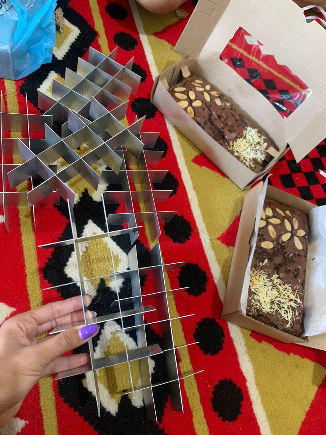 Sekat Loyang Brownies 20x10 / Sekat Loyang Kue 20x10 / Isi 15 Kotak