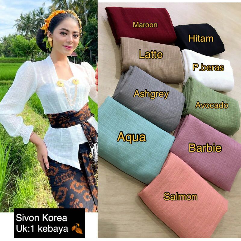 Sifon Korea Ukuran 1 kebaya