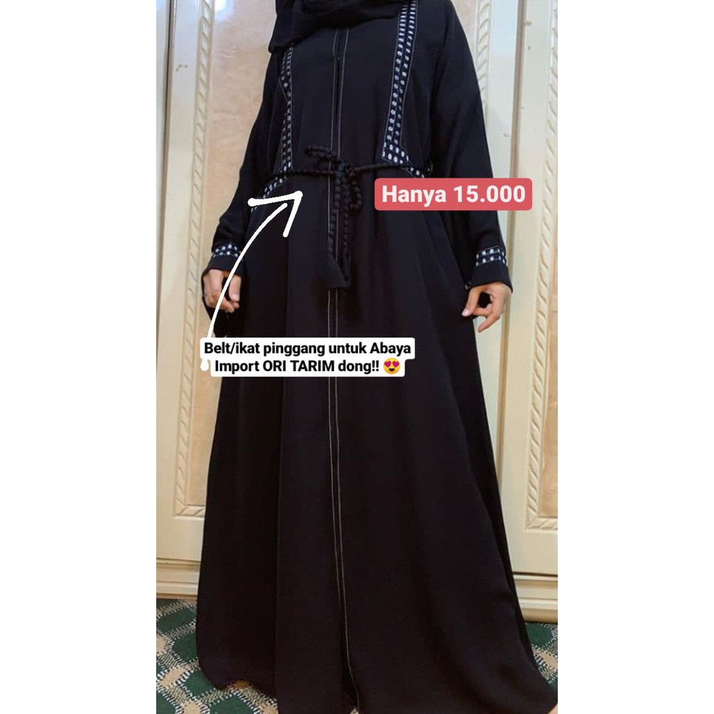 SABUK IMPORT ORI TARIM / IKAT PINGGANG ABAYA ORI TARIM / BELT ORI YAMAN