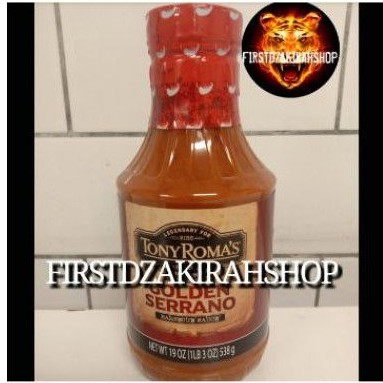 

Tony roma's golden serrano 538gr