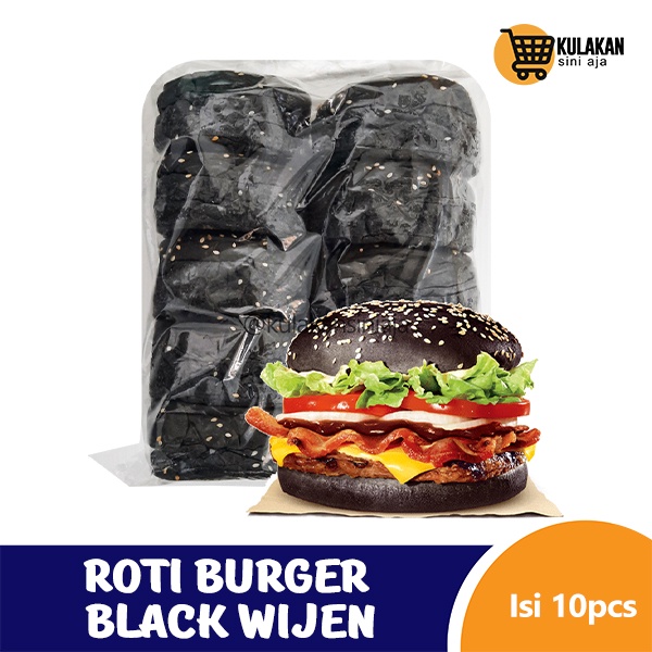 

Roti Burger Black Wijen Isi 10