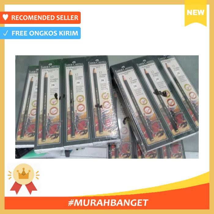

2B Faber Castell (Original) 12 Pc/Lusinan - Alat Tulis - Pensil
