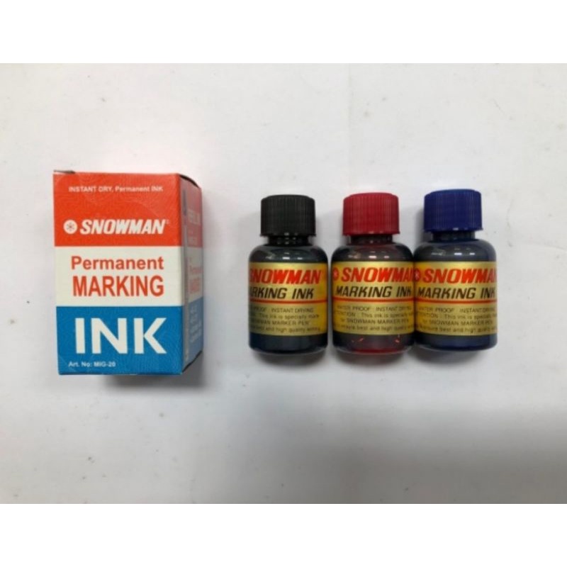 Tinta Spidol Snowman Permanent INK