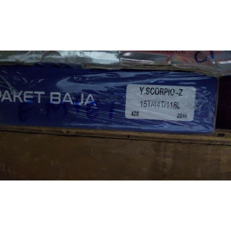GEAR PAKET SCORPIO RIKO 428- 15+44T STD