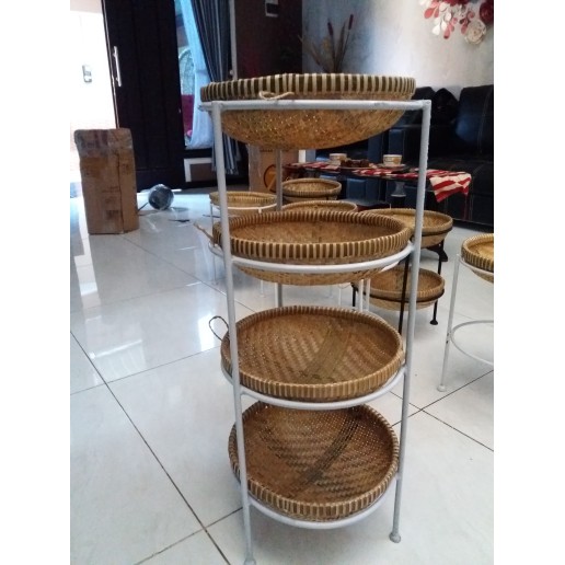 Rak Bawang dan Bumbu Dapur Susun 4