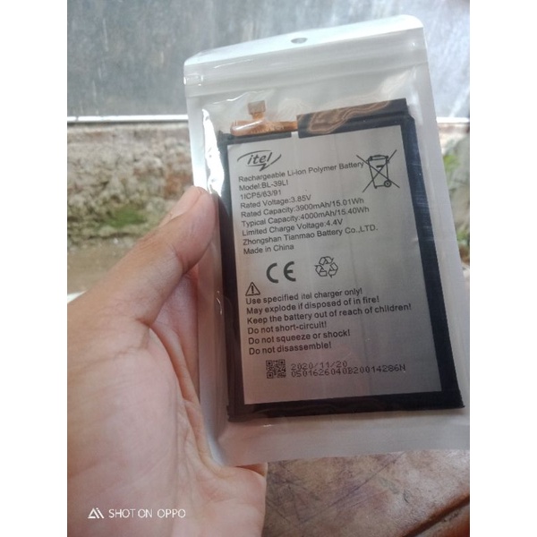 batre Itel L6502 ORI cabutan