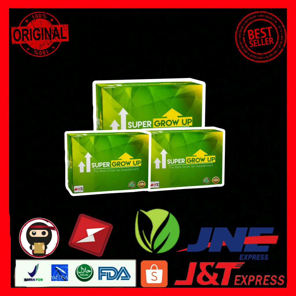 

[ PROMO ] SUPER GROW UP susu Suplemen Peninggi Badan Garansi Original Halal | TERMURAH |