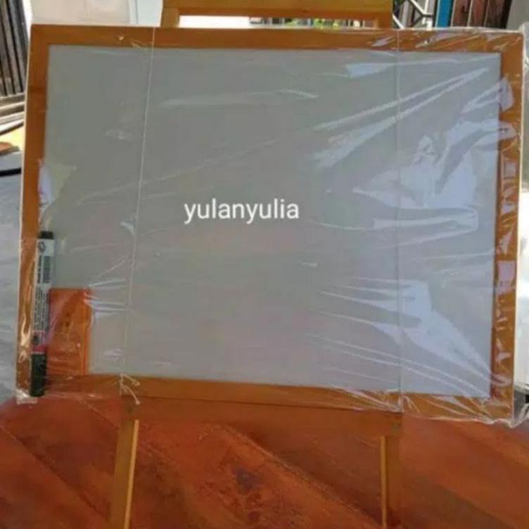 

YWW papan tulis 32x42 white board + standing gratis spidol+penghapus✺ (Terkini)Serba murah ➚