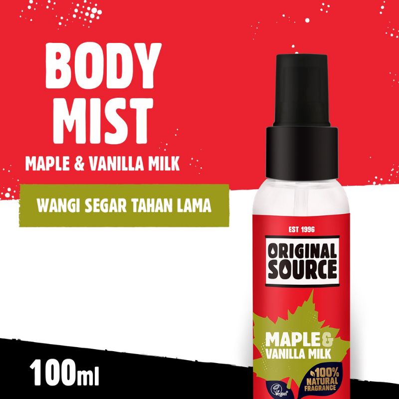 Body mist 100ml Original Source Maple&Vanilla Milk
