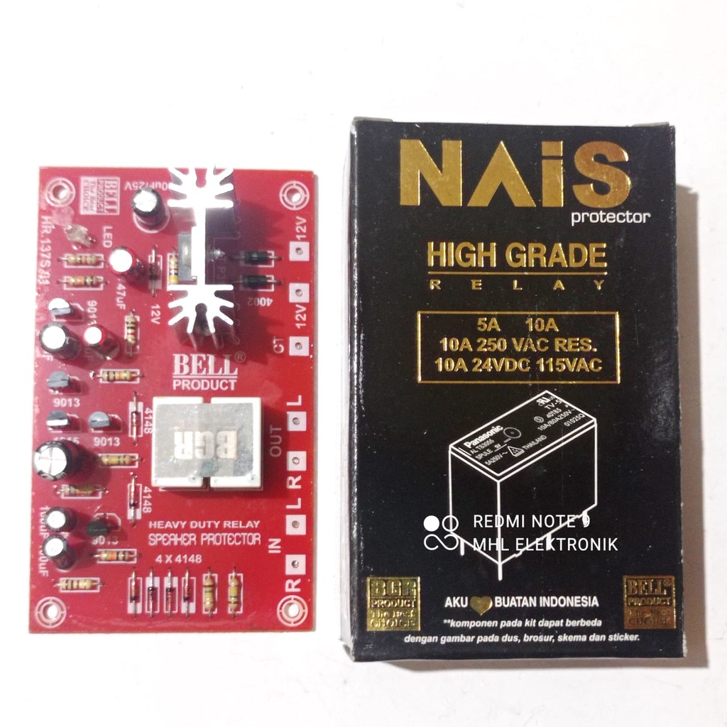 Nais Speaker Protector Stereo Produk Bell BGR