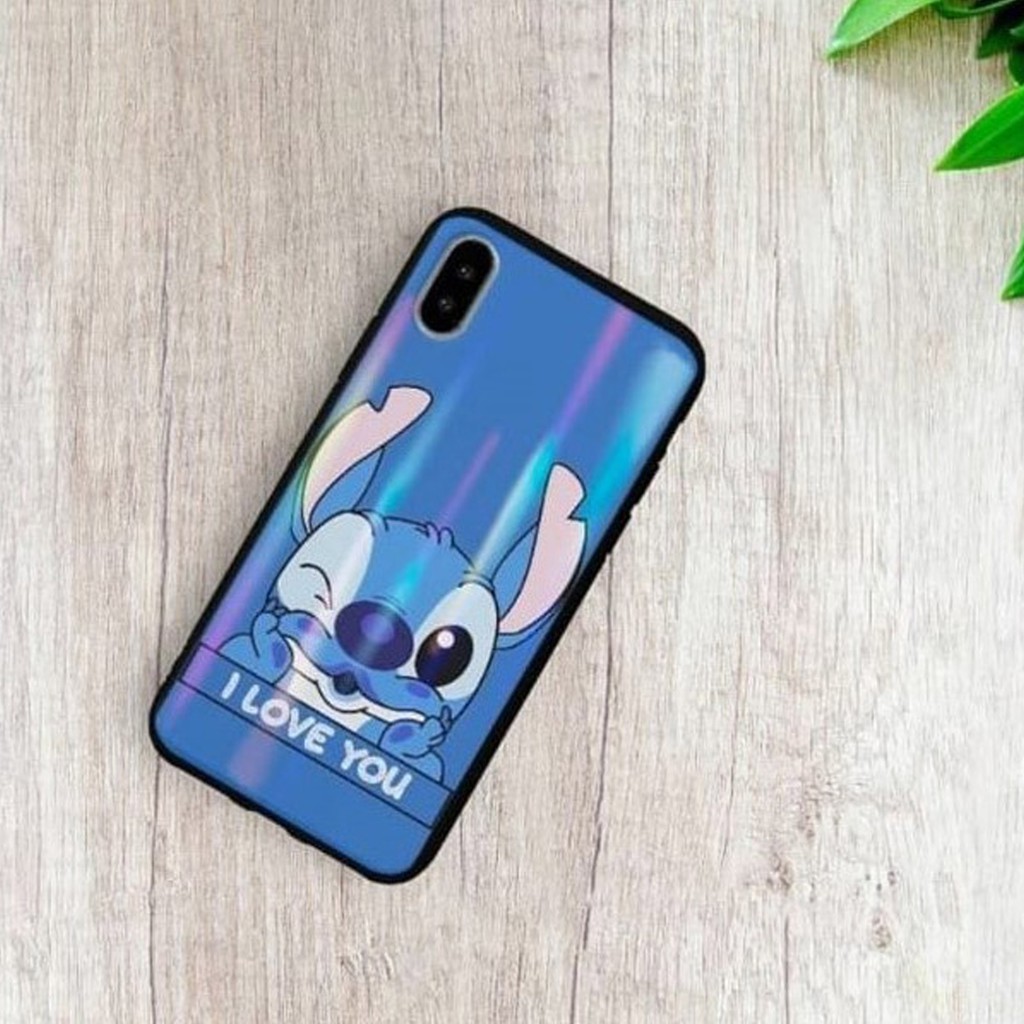 [K24]Soft Case Glass Aurora For Oppo/Vivo/Xiaomi/Samsung/Iphone/Realme