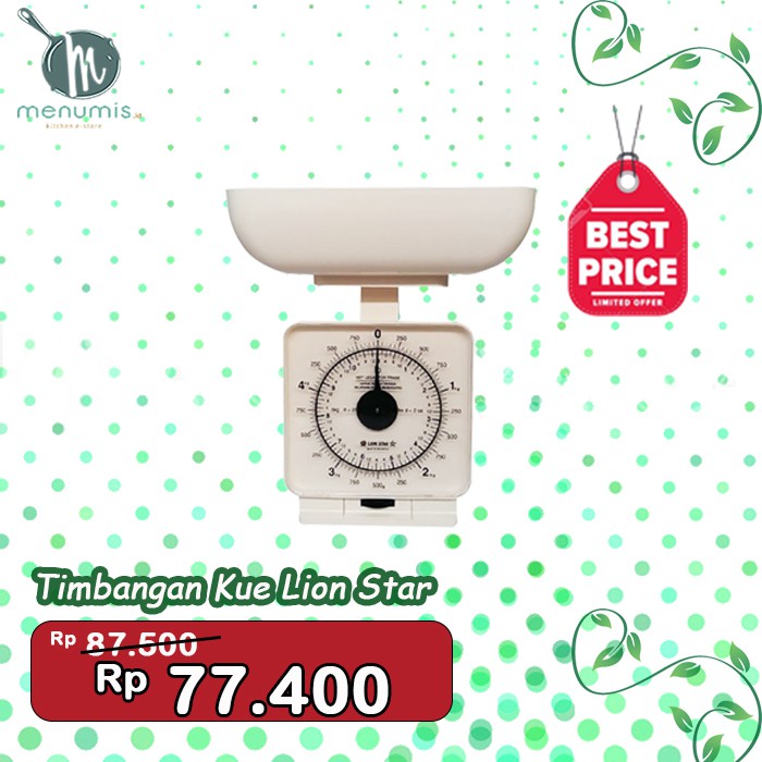 Timbangan Kue Lion Star 2kg KS-5 / Timbangan Murah