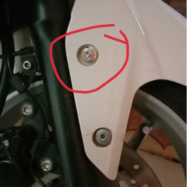 ACCECORIS NMAX - BAUT STENLISH SPAKBOR DEPAN MODEL 2 KUNCI