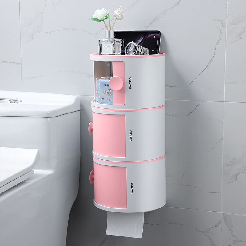 OUSUWO Rak Gantung Kamar Mandi Organizer Storage Rack - OSW-5030