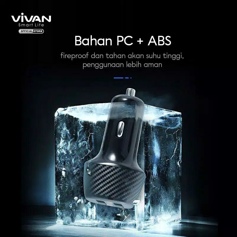Vivan CC02Q Car Charger 30W Quick Charge