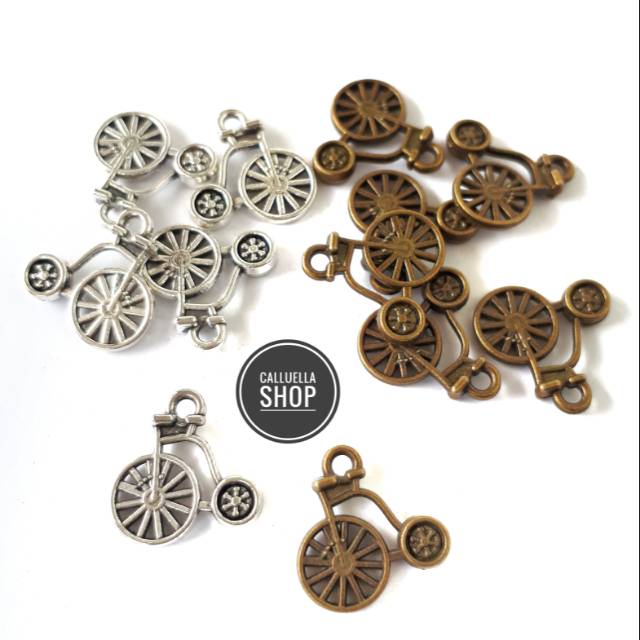 Charm sepeda |Bahan bros kalung gelang strap mask masker diy