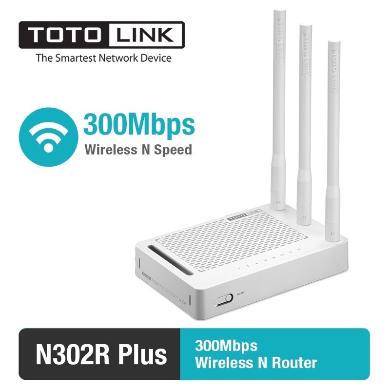 TOTOLINK N302R Plus 300Mbps Wireless N Router