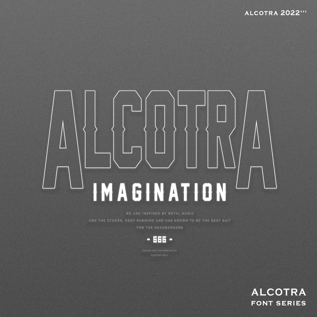 TS ALCO WAR // T-SHIRT ALCOTRA WAR FONT