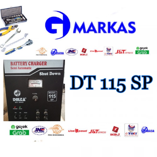 CHARGER AKI UNTUK MOTOR MOBIL DELTA CHARGER DT 115SP = BC15SP