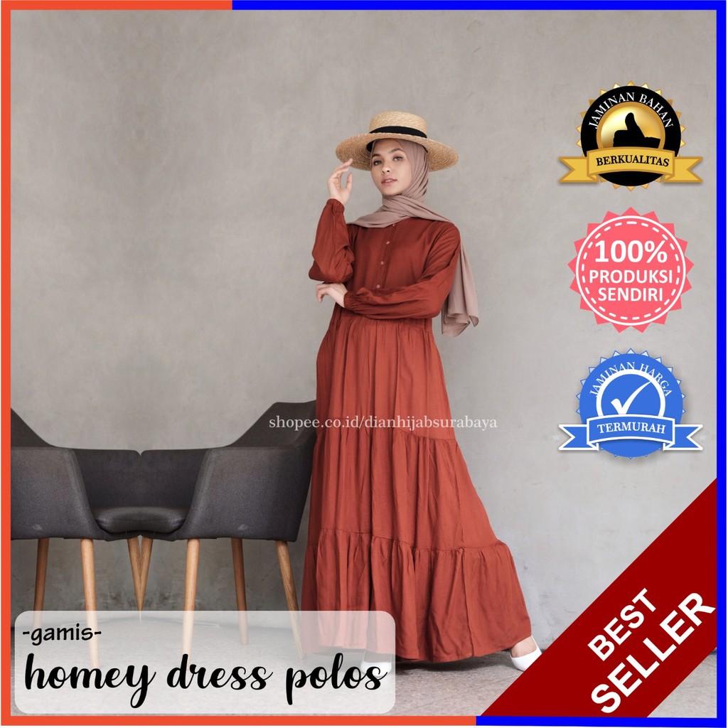 HOMEY DRESS POLOS GAMIS DEWASA BAHAN KATUN RAYON PREMIUM HOMEY DRESS POLOS GAMIS DEWASA BAHAN KATUN RAYON PREMIUM