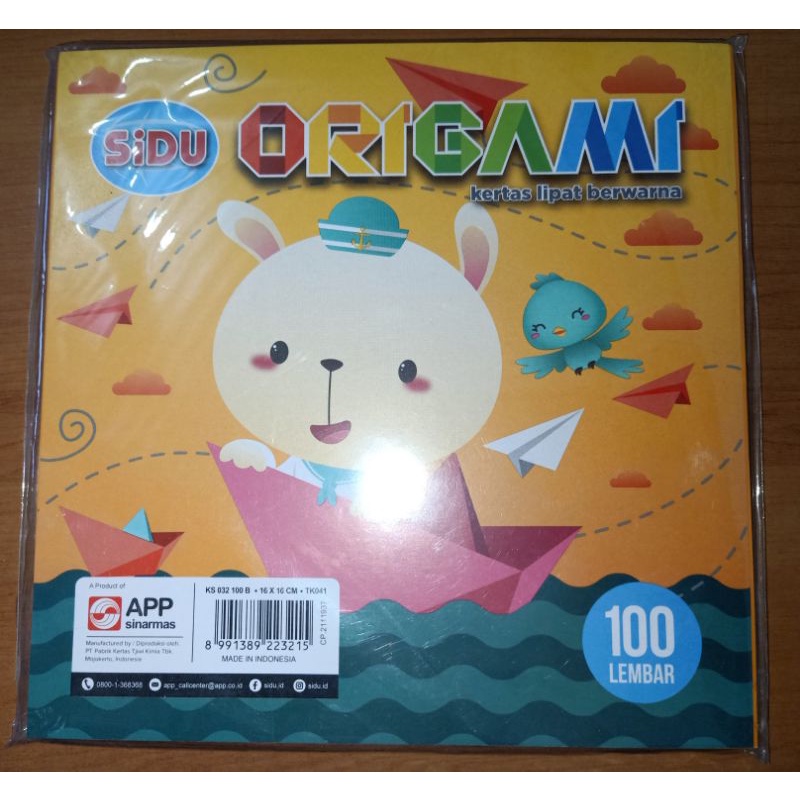 

Kertas Lipat Origami Susu (16cm x 16 cm)