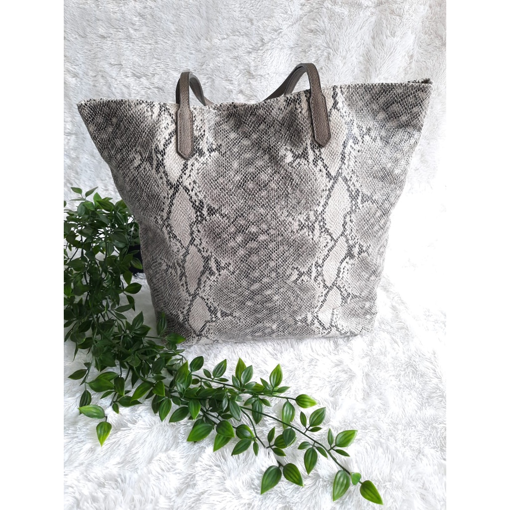 Totebag (Tas Tote) Ular Tali Kulit