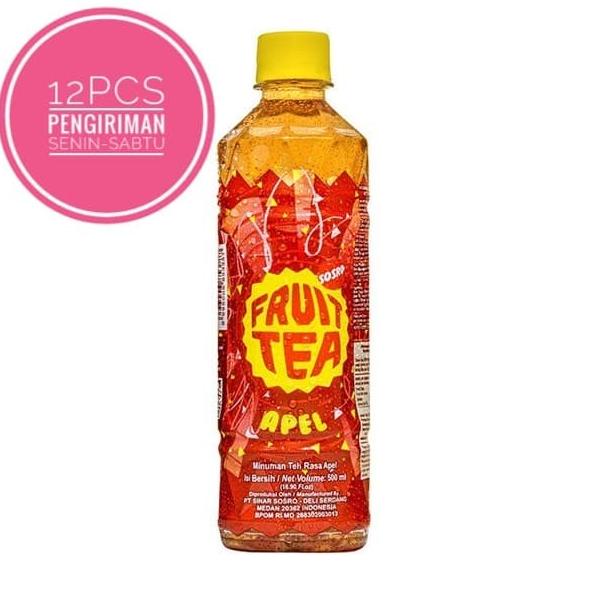 

[ COD ] Fruit tea apel 500ml. TERLENGKAP Kode 382