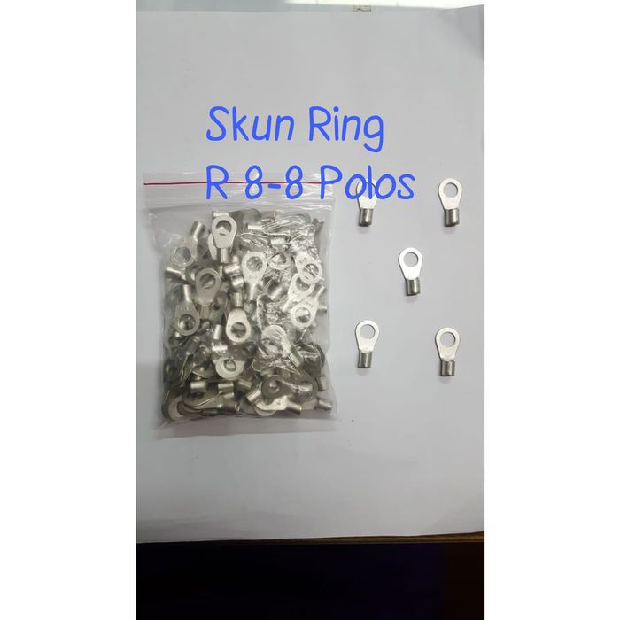 Skun Kabel Ring O Non Isolated 8-8 / Skun VR 8-8 POLOS / Skun Bulat Polos 8-8 / Cable Shoes 8-8 Ring