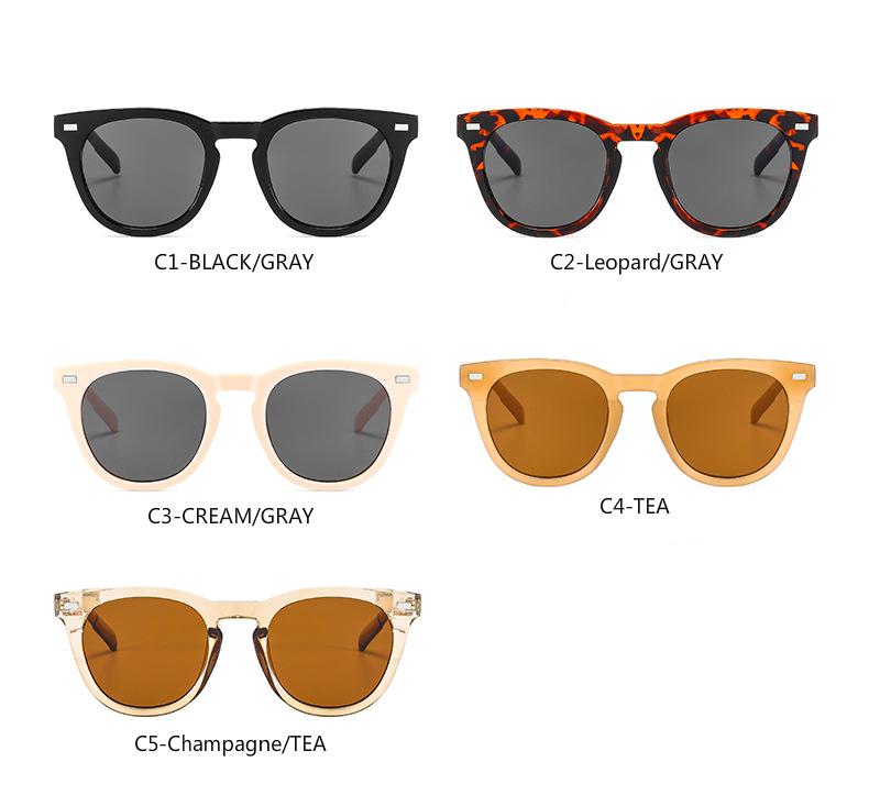 2021 European and American fashion personality men and women trend sunglasses metal hinge