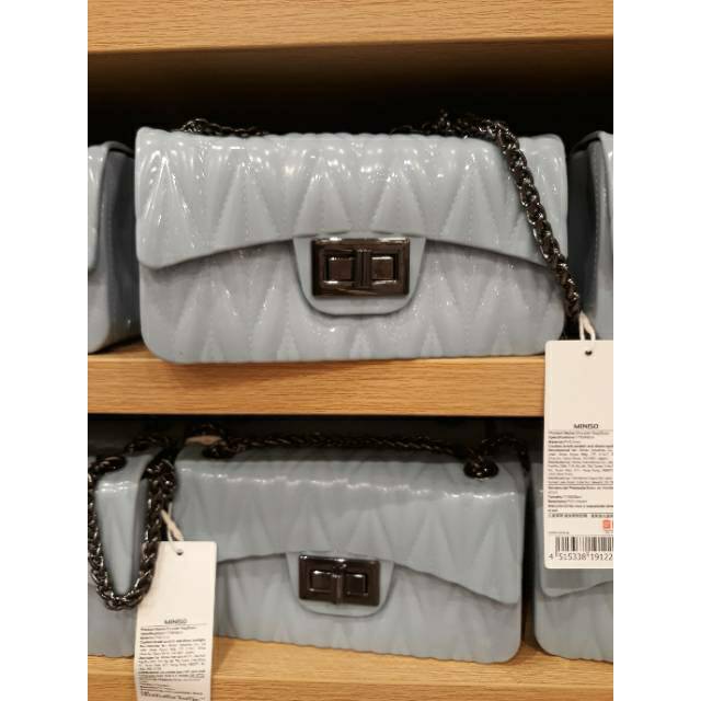 Miniso Jelly Chain Bag / Tas Selempang Rantai
