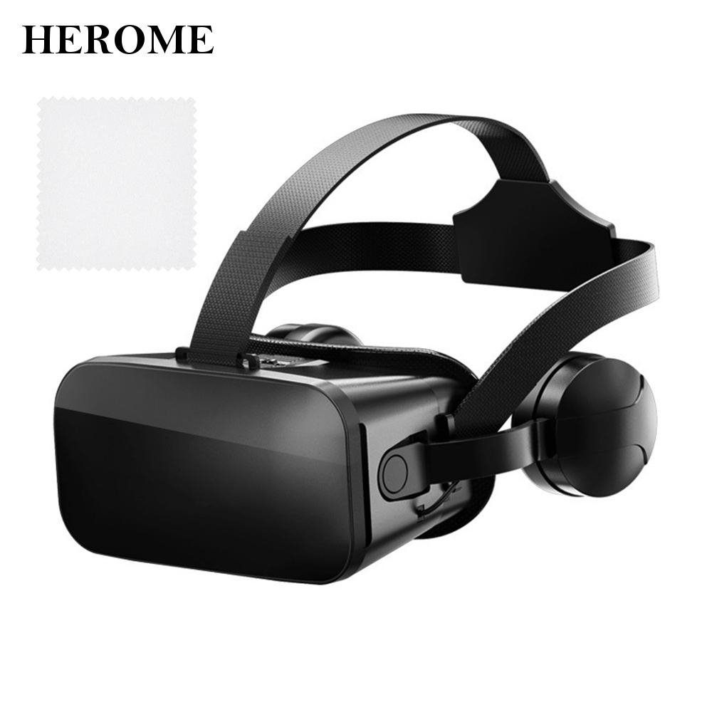 Herome Kacamata Virtual Reality 3d Warna  Hitam  Dengan 