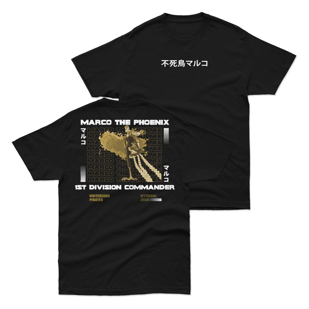 Kaos Anime One Piece Marco