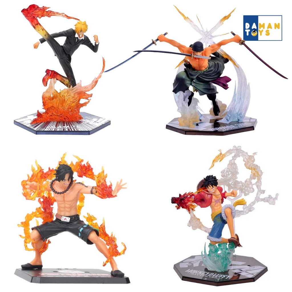 Anime One Piece Roronoa Zoro Luffy Ace Boa Sanji shanks sabo PVC Action Figure toys