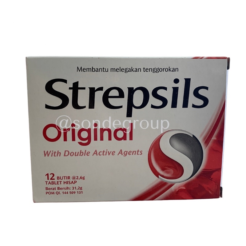 

Permen Strepsils - Pelega Tenggorokan - Original - 2 Sachet - 12 Butir