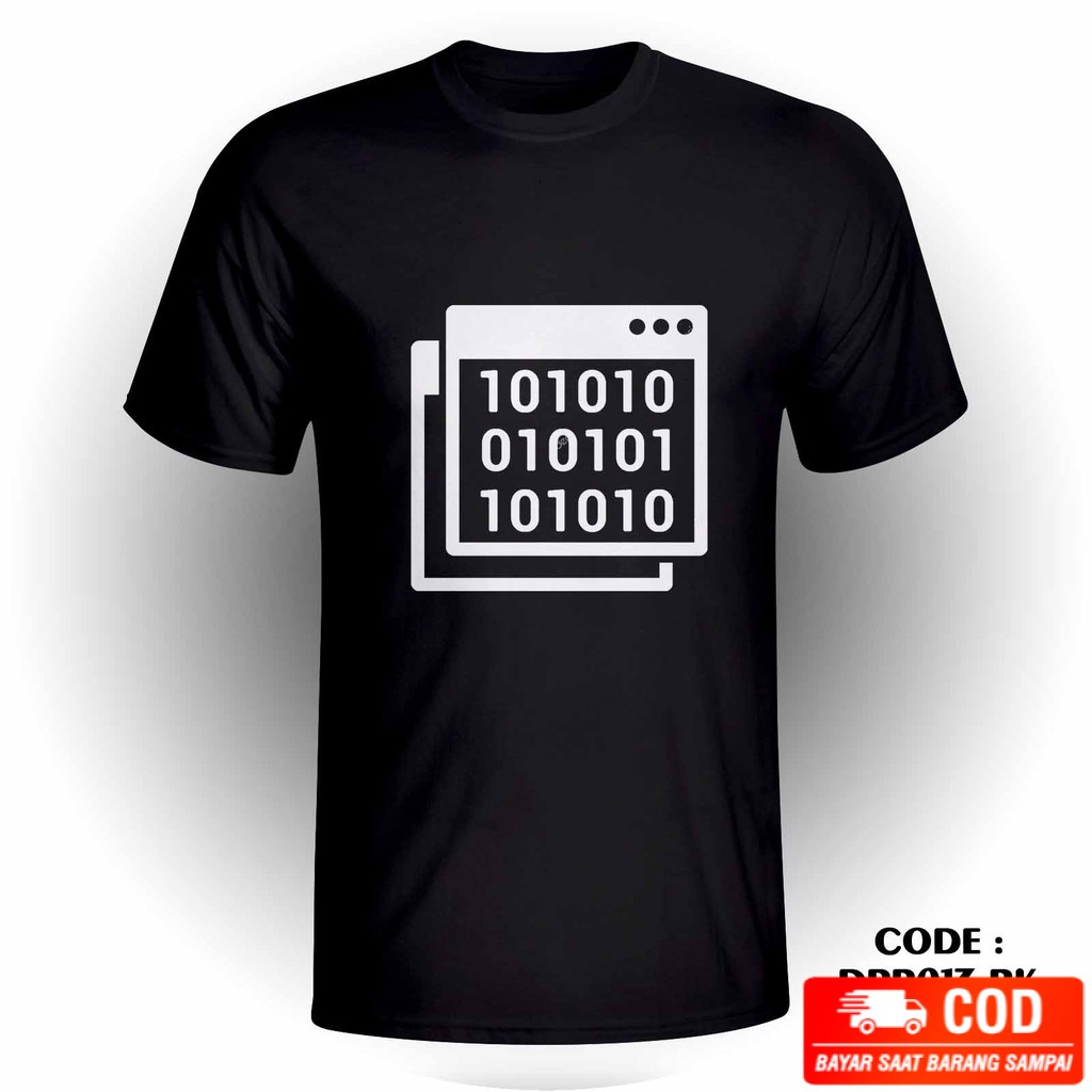BISA COD BAJU KAOS DISTRO PROGRAMMER TERBARU  PRIA WANITA
