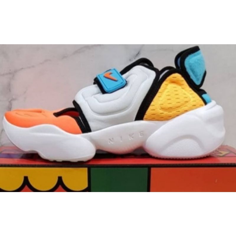 nike aqua rift orange white blue 100% original CW7164-002