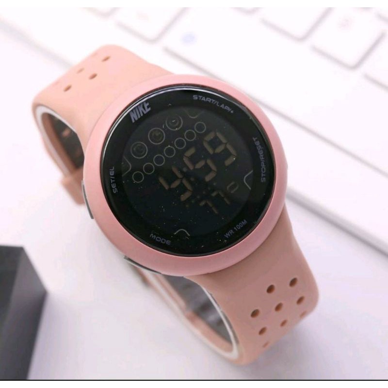 TRENDINGGGGGG!!!Jam Tangan Bulat Jam Tangan Digital Jam Tangan Rubber Anti Air Unisex Bisa COD