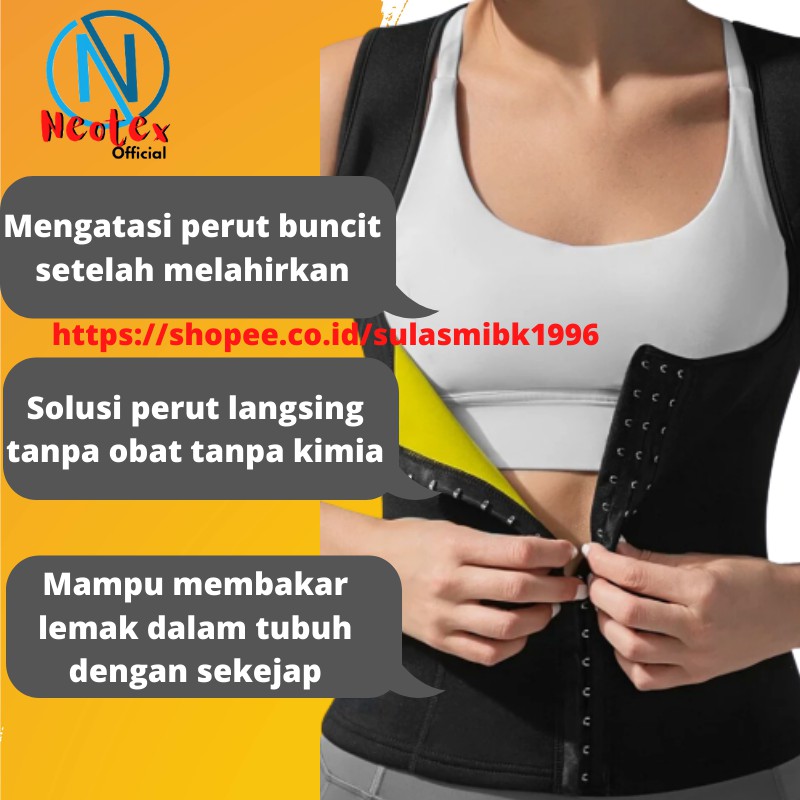 Pengecil Perut Buncit Penghancur Lemak Tubuh  Korset Wanita Corset Pelangsing Alat Pembakar Lemak CAMI CINCHER