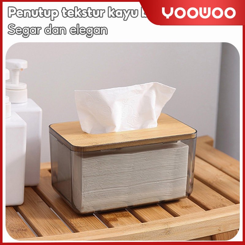 Kotak tisu transparan /Tissue Box /kotak penyimpanan tisu /Wadah Tisu Tempat Tisu Minimalis